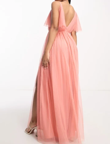 Rochie lunga Anaya with love, roz Roz