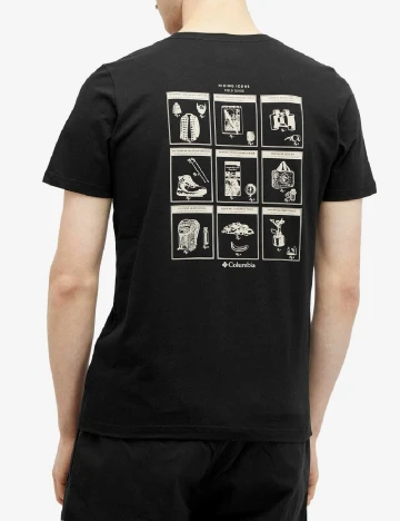 Tricou Columbia, negru Negru