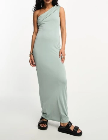 Rochie lunga ASOS, verde Verde