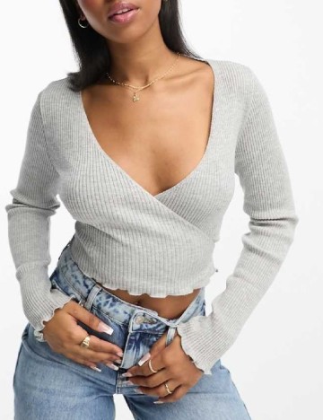 
						Top Stradivarius, gri