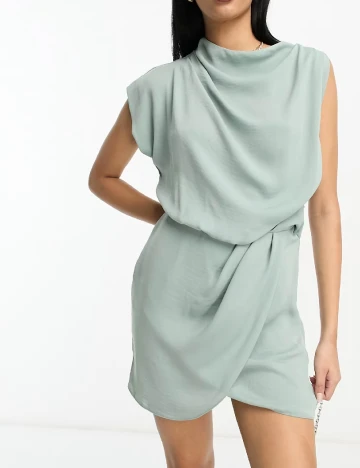 Rochie scurta ASOS, verde