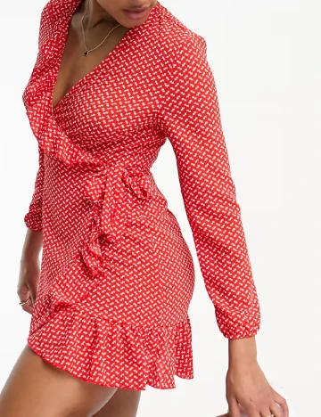 Rochie scurta Only, rosu Rosu