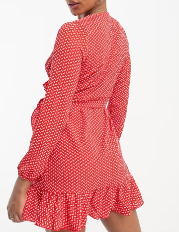Rochie scurta Only, rosu