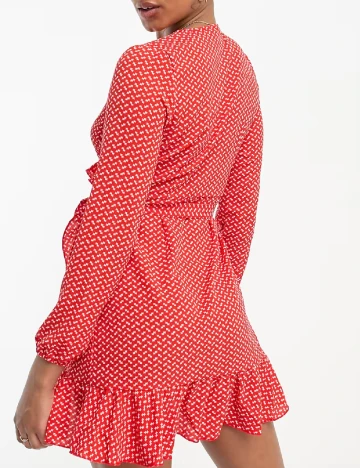 Rochie scurta Only, rosu Rosu