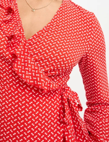 Rochie scurta Only, rosu Rosu