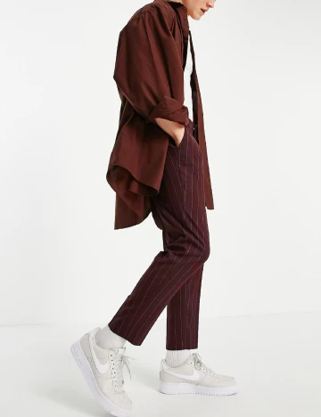 Pantaloni ASOS, visiniu