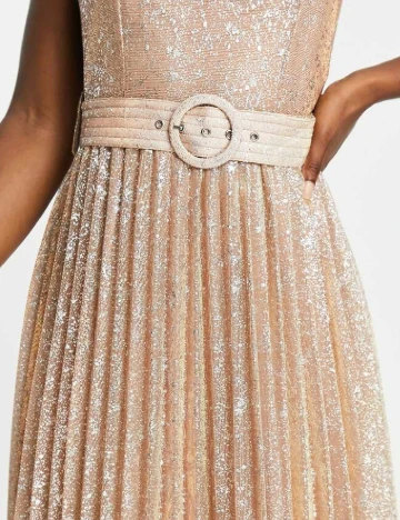 Rochie medie Style Cheat, crem Crem