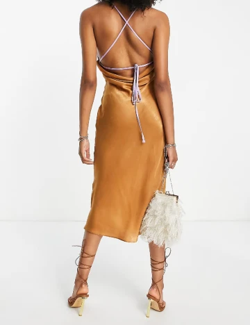 Rochie medie ASOS, maro Maro