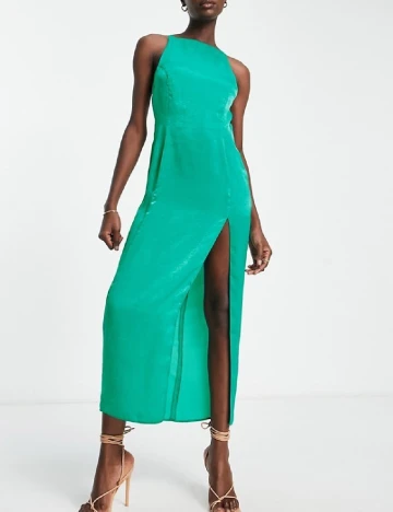 Rochie lunga ASOS, turcoaz Verde