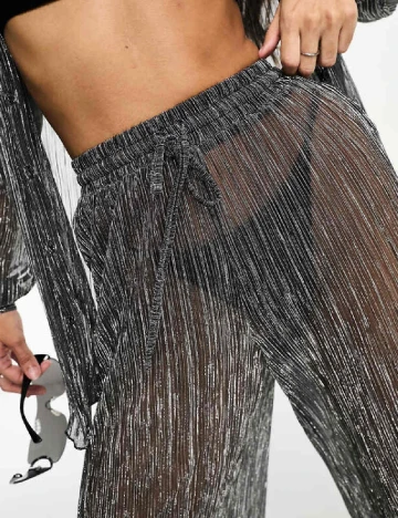 Pantaloni de plaja South Beach, gri Gri