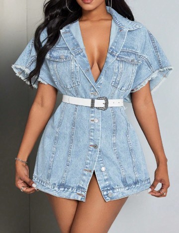 
						Rochie scurta SHEIN, albastru