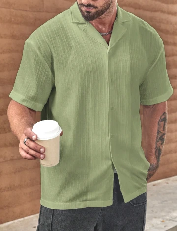 Camasa SHEIN, verde