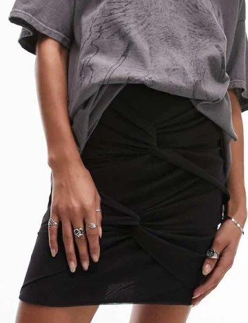 Fusta Top Shop, negru