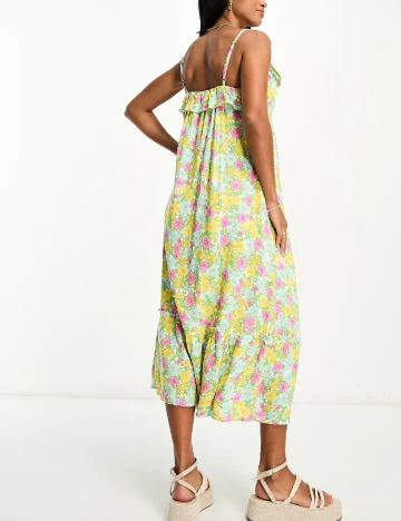 Rochie lunga Miss Selfridge, floral print Floral print