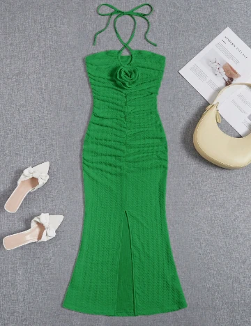 Rochie lunga SHEIN, verde