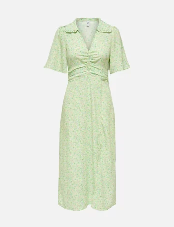 Rochie medie Only, verde Verde