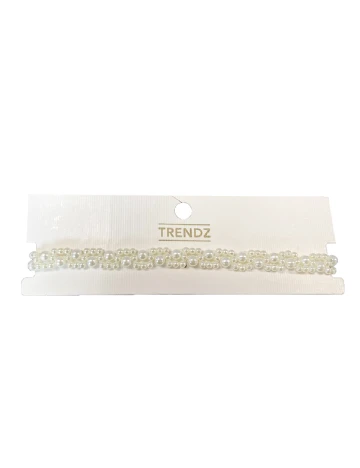 Chocker Trendz, alb Alb