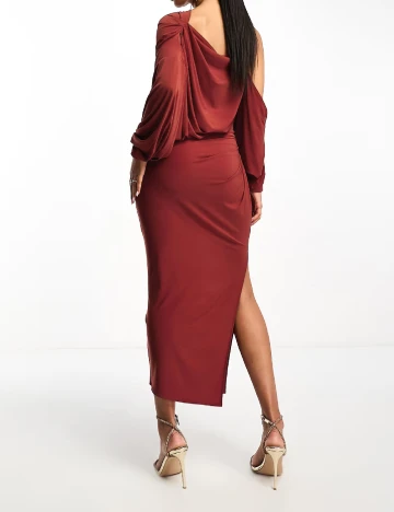 Rochie medie ASOS, rosu