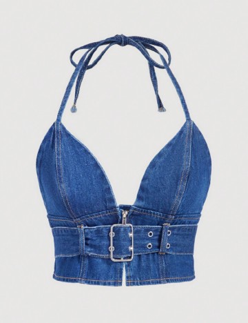 
						Top SHEIN, albastru