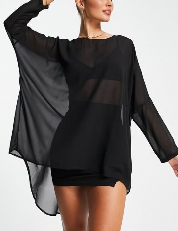
						Bluza Never Fully Dressed, negru