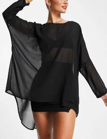 Bluza Never Fully Dressed, negru Negru
