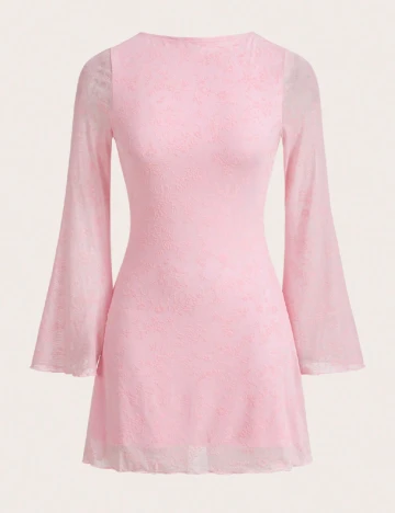 Rochie scurta SHEIN, roz