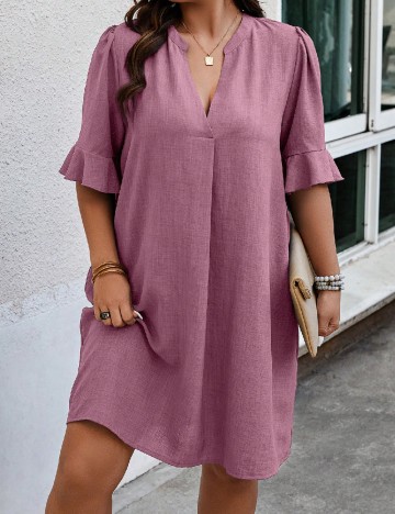 
						Rochie scurta SHEIN CURVE, lila