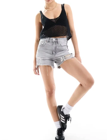 Top Miss Selfridge, negru Negru