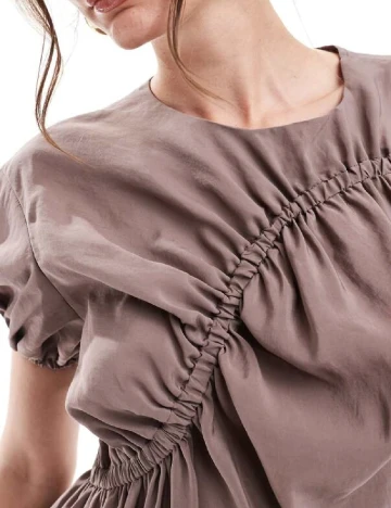 Rochie scurta ASOS, maro