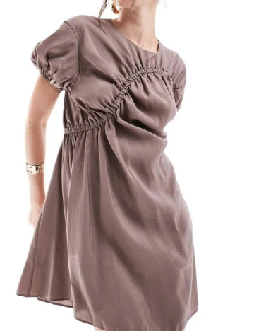 Rochie scurta ASOS, maro