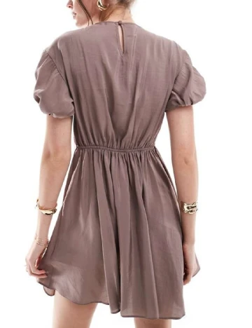 Rochie scurta ASOS, maro