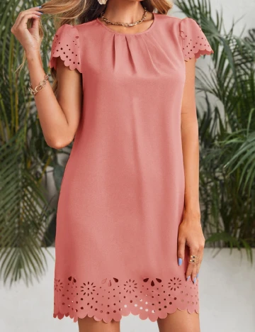 Rochie scurta SHEIN, roz
