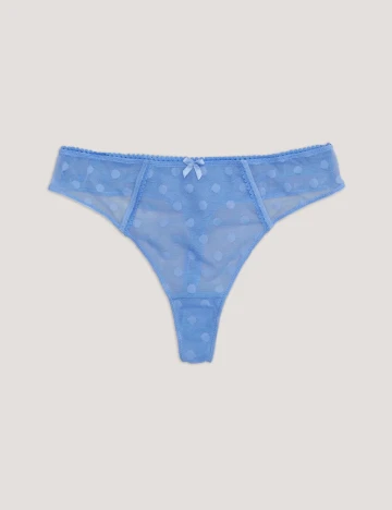 Chiloti Ivory Rose Curve, albastru Albastru
