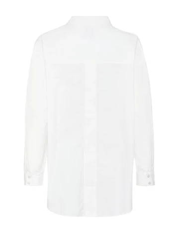 Camasa Oversize My Essential Wardrobe, alb Alb