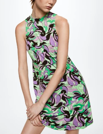 Rochie scurta Mango, mix culori Mix culori