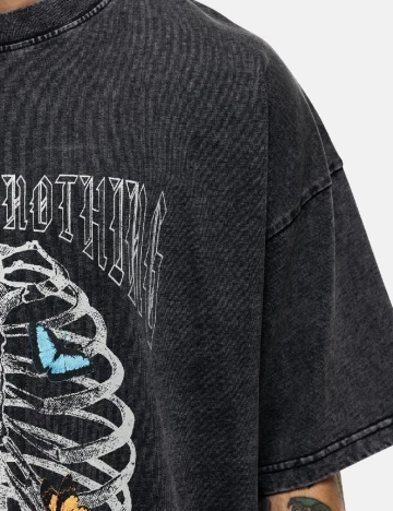 Tricou Oversize GOODFORNOTHING, gri Gri