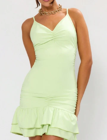 Rochie scurta SHEIN, verde Verde