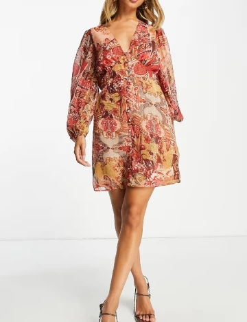 Rochie scurta River Island, mix culori Mix culori