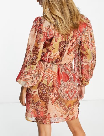 Rochie scurta River Island, mix culori