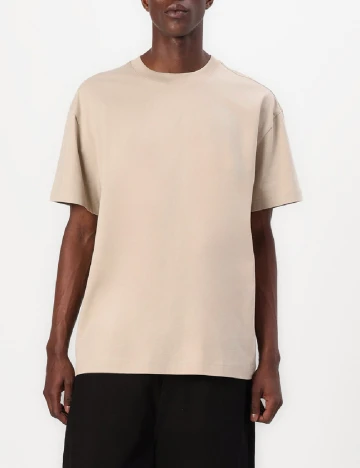 Tricou Weekday, crem