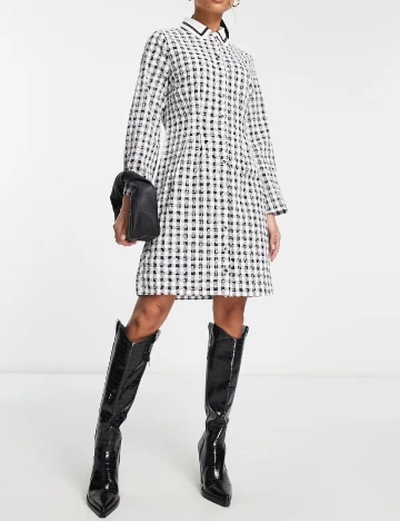 Rochie scurta Y.A.S, gri