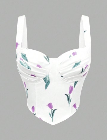 Top SHEIN, alb