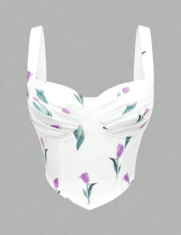 Top SHEIN, alb