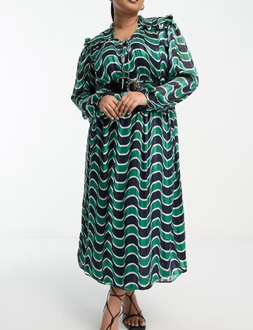 
						Rochie lunga River Island, verde