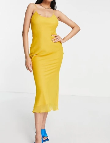Rochie medie ASOS, galben Galben