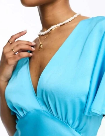 Rochie scurta Stradivarius, albastru Albastru