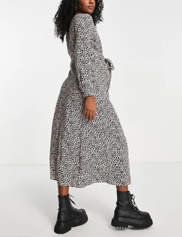 Rochie medie Asos Maternity, animal print Animal print
