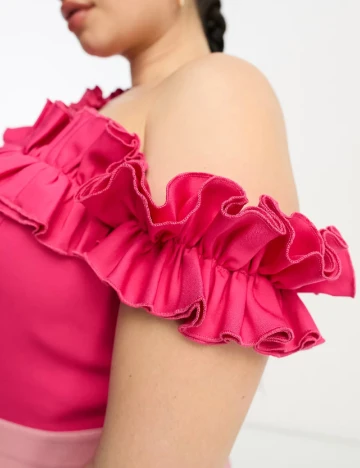 Salopeta IN THE STYLE Plus Size, roz Roz
