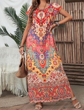 
						Rochie lunga SHEIN, mix culori