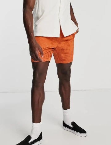 Pantaloni scurti ASOS, portocaliu